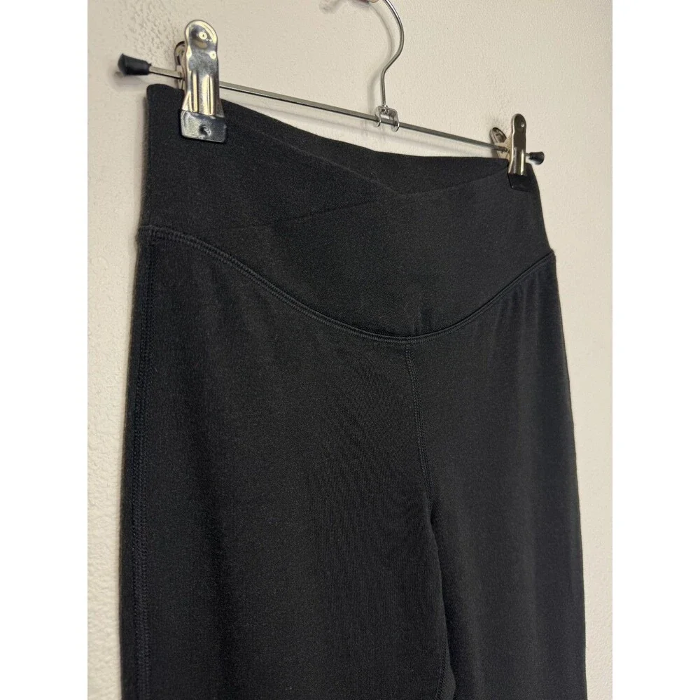 Old Navy Girls Large Flared Leggings Charcoal PowerChill Crossover